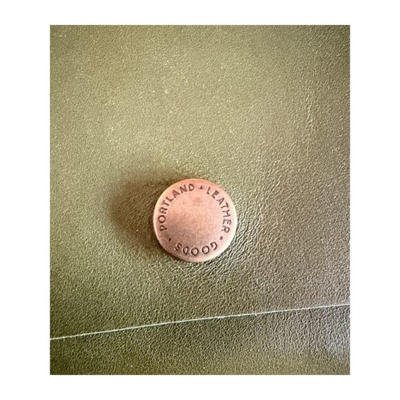 Portland Leather Goods Green Full-Grain Wallet Tri-Fold Card Holder - Picture 8 of 8